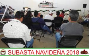 Subasta Navideña 2018.